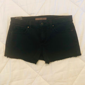 NWT Joe's Cut Off Black Jean Shorts